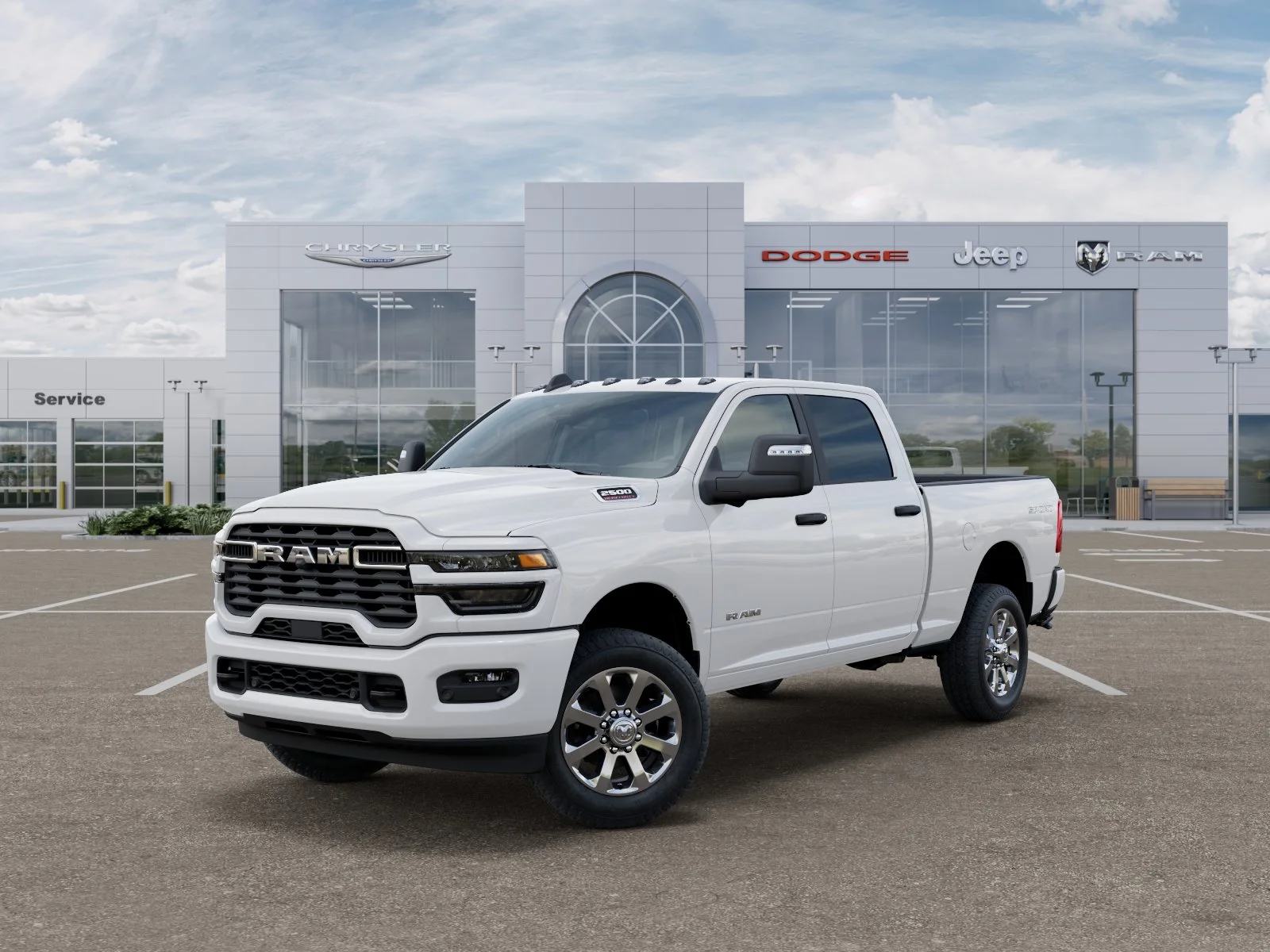 New 2026 Bright White Clearcoat RAM Big Horn image 41