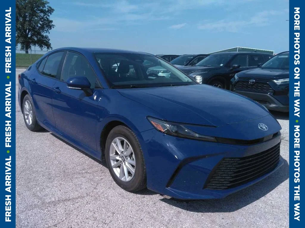 Certified Used 2025 Blue Toyota LE image 1