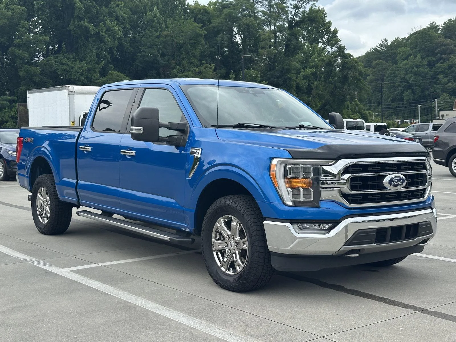 Used 2021 Velocity Blue Metallic Ford XLT image 1