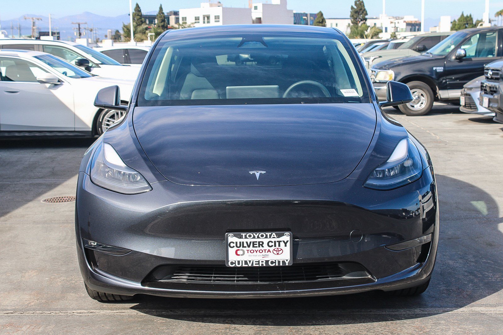 Used 2024 Tesla Model Y Long Range with VIN 7SAYGDEEXRF146840 for sale in Culver City, CA