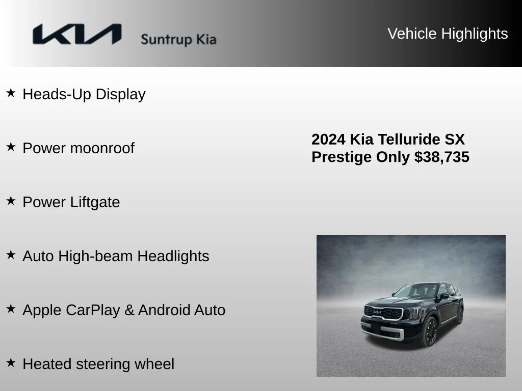 Used 2024 Black Kia SX-Prestige image 16