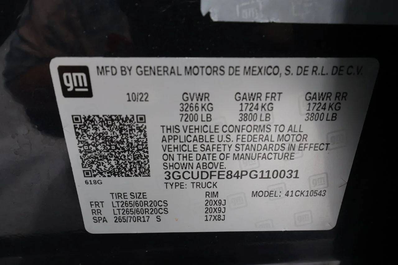 Used 2023 DARK ASH METALLIC Chevrolet LT Trail Boss image 32