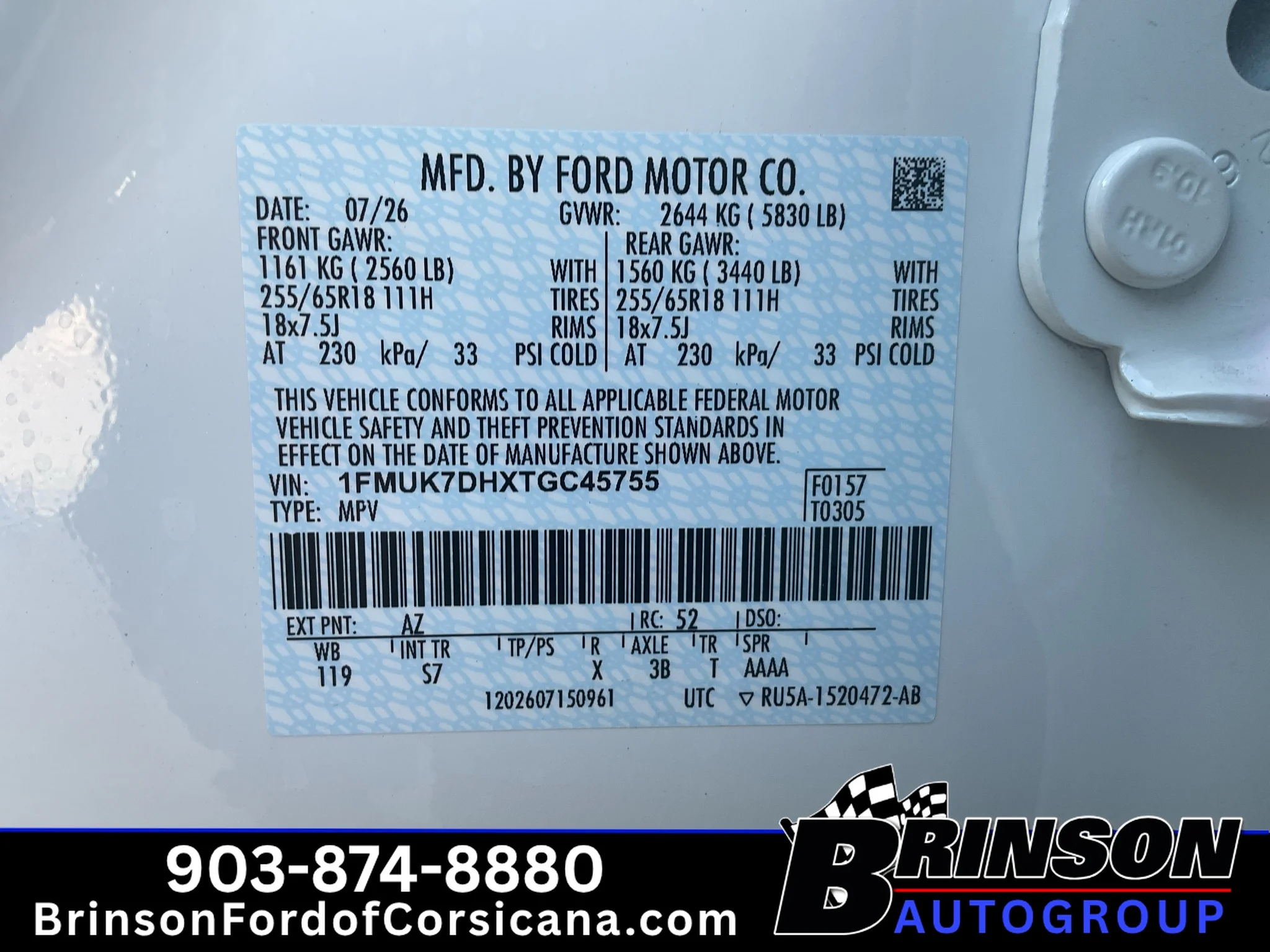 New 2026 Star White Metallic Tri-Coat Ford Active w/200A Pkg image 19