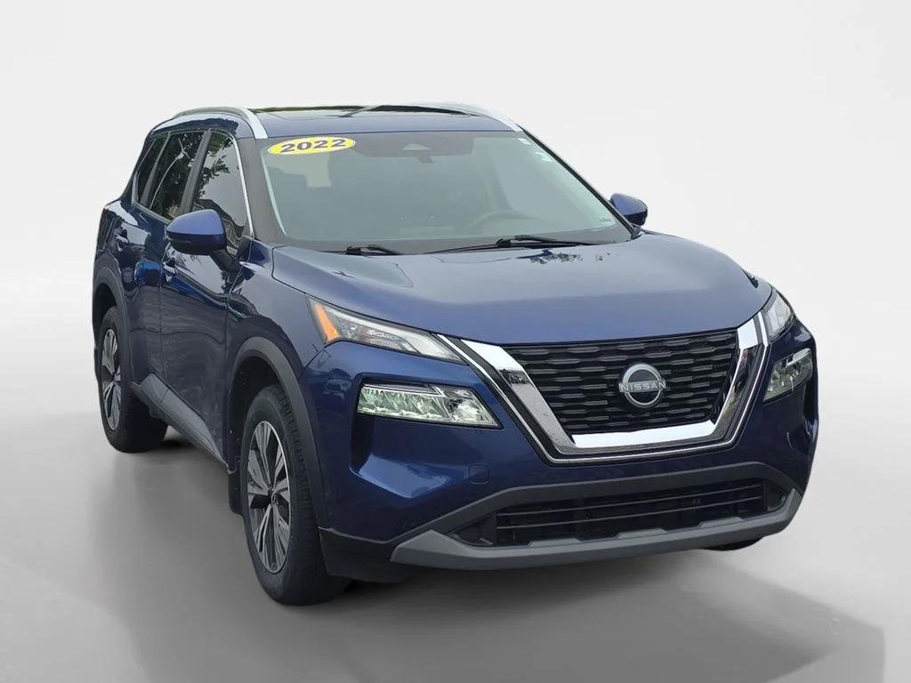 Used 2022 Caspian Blue Metallic Nissan SV image 4
