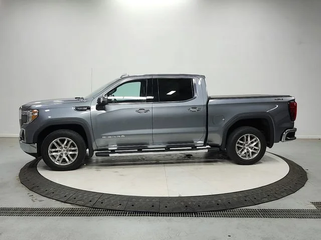 Used 2021 SATIN STEEL METALLIC GMC SLT image 4