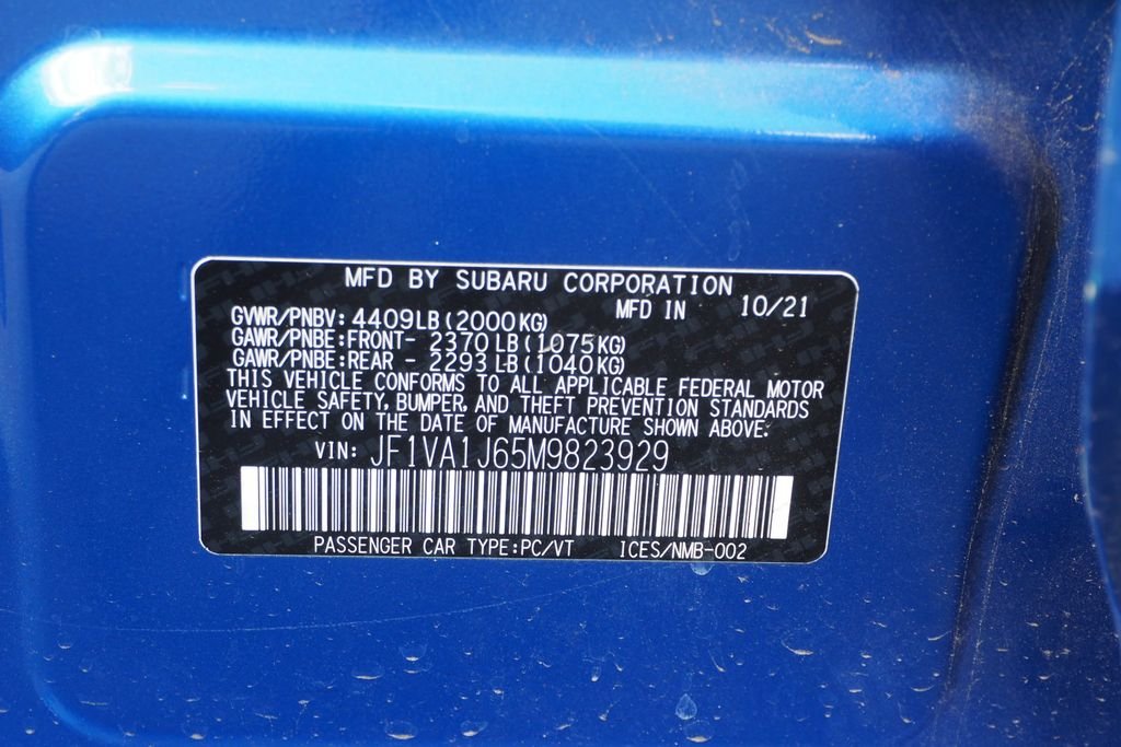 Used 2021 Blue Subaru Limited image 27