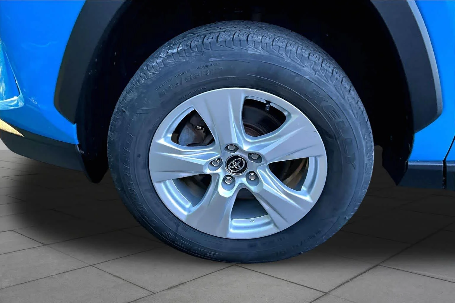 Used 2021 Blue Flame Toyota Hybrid XLE image 11