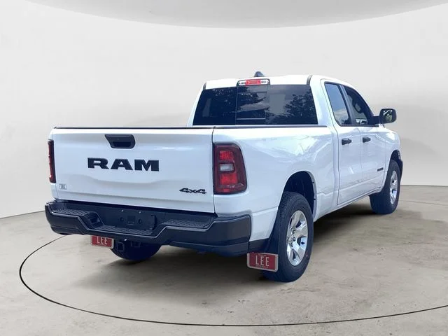 New 2026 Bright White Clearcoat Ram TRADESMAN QUAD CAB 4X4 6