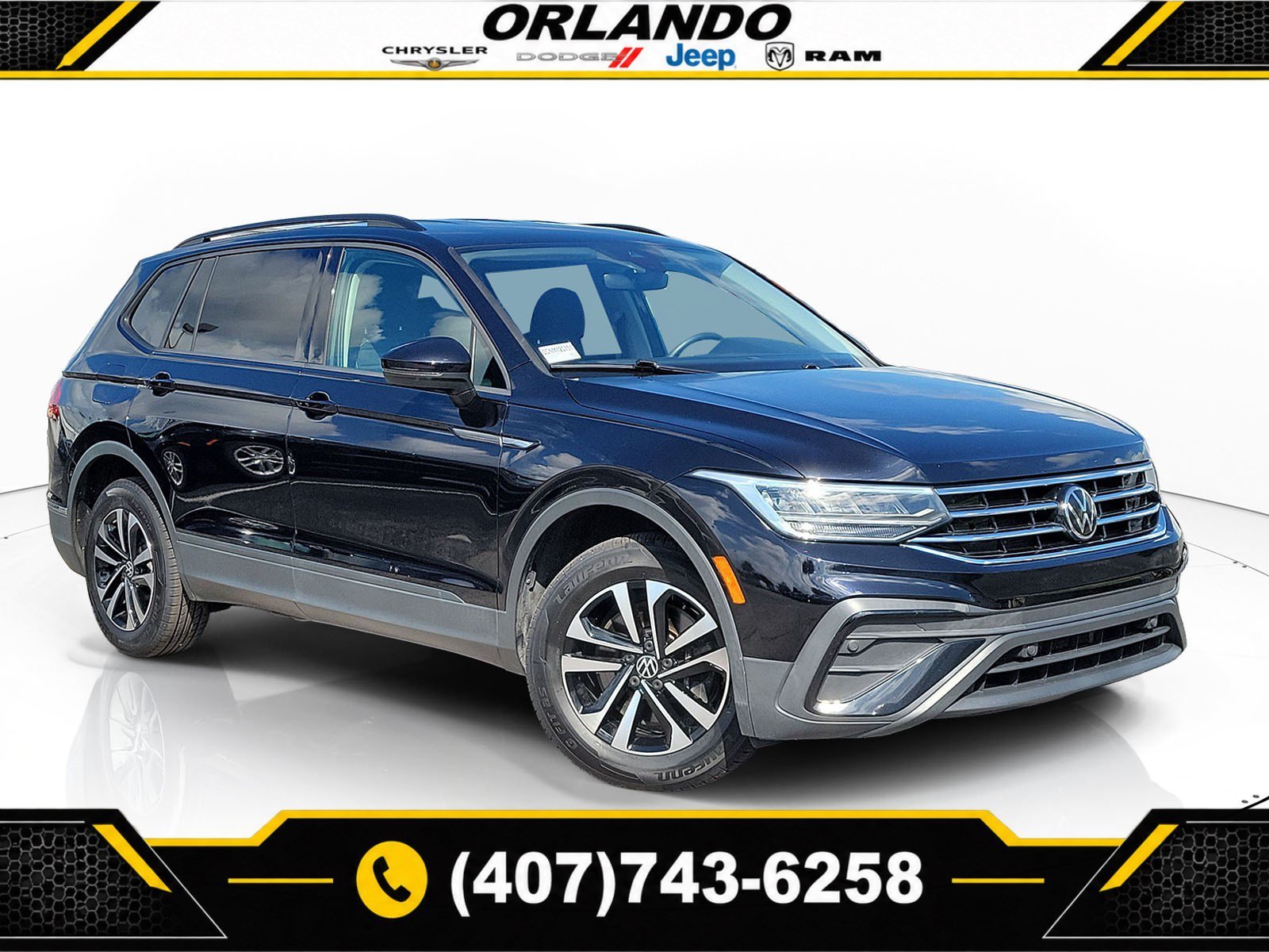 Used 2022 Deep Black Pearl Volkswagen S image 1