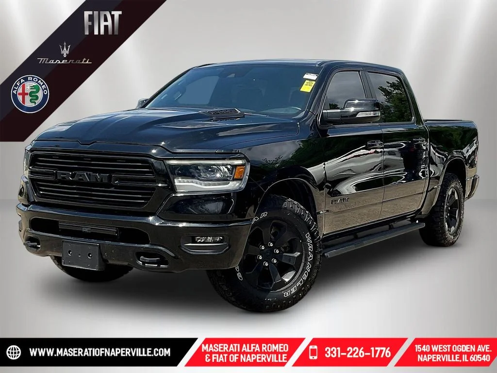 Used 2021 Diamond Black Crystal Pearlcoat Ram  image 1