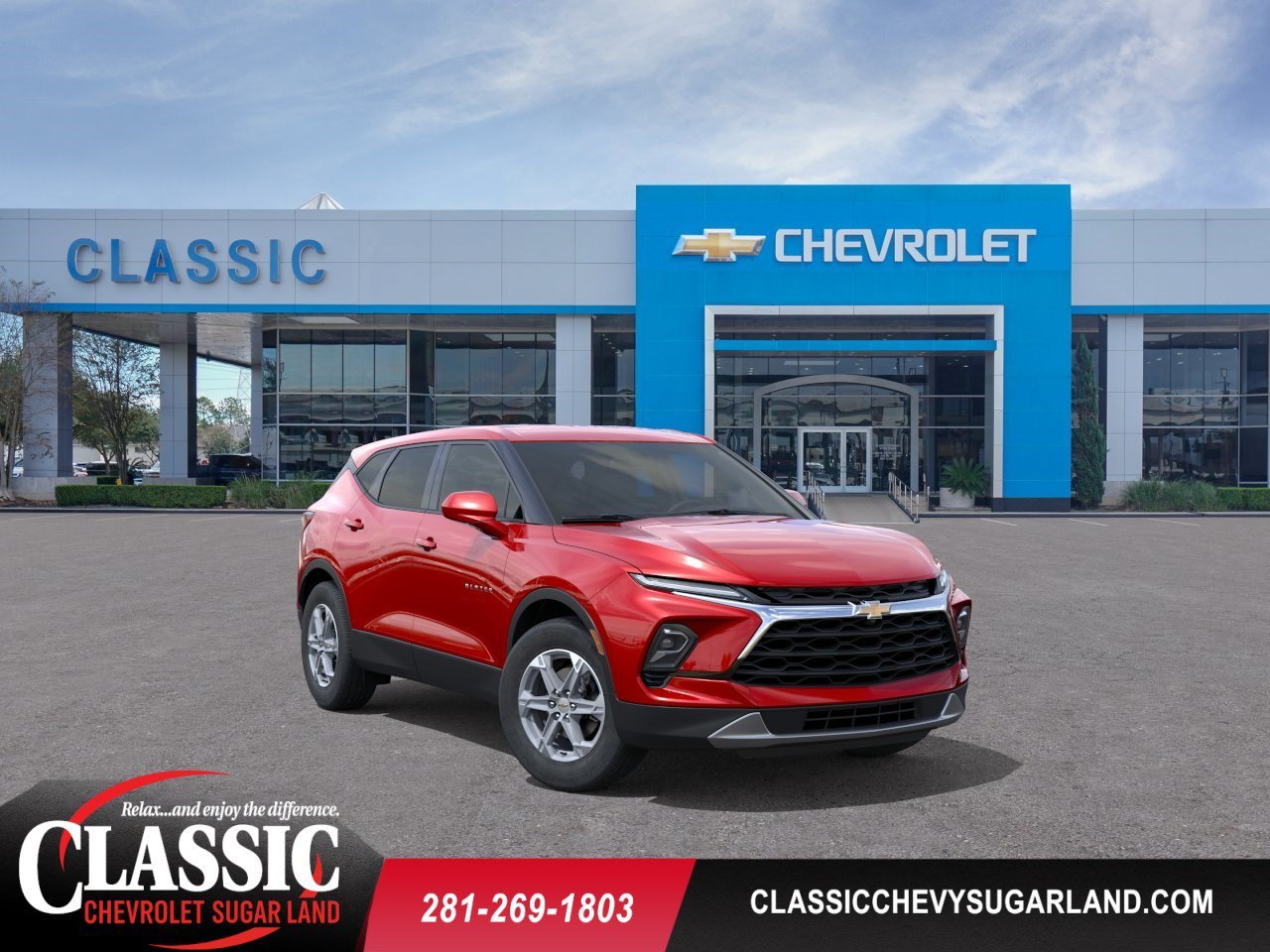 2026 Chevrolet Blazer 2LT Red at Classic Elite Chevrolet Hwy 6