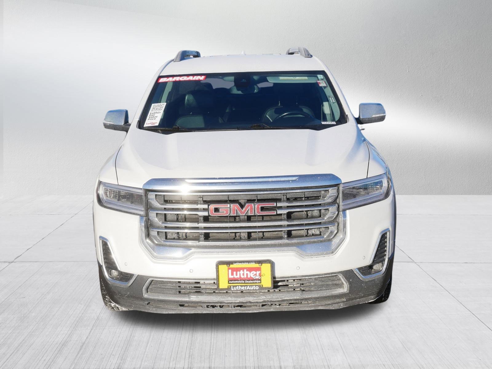 Used 2021 GMC Acadia SLT with VIN 1GKKNULS4MZ224442 for sale in Cambridge, MN