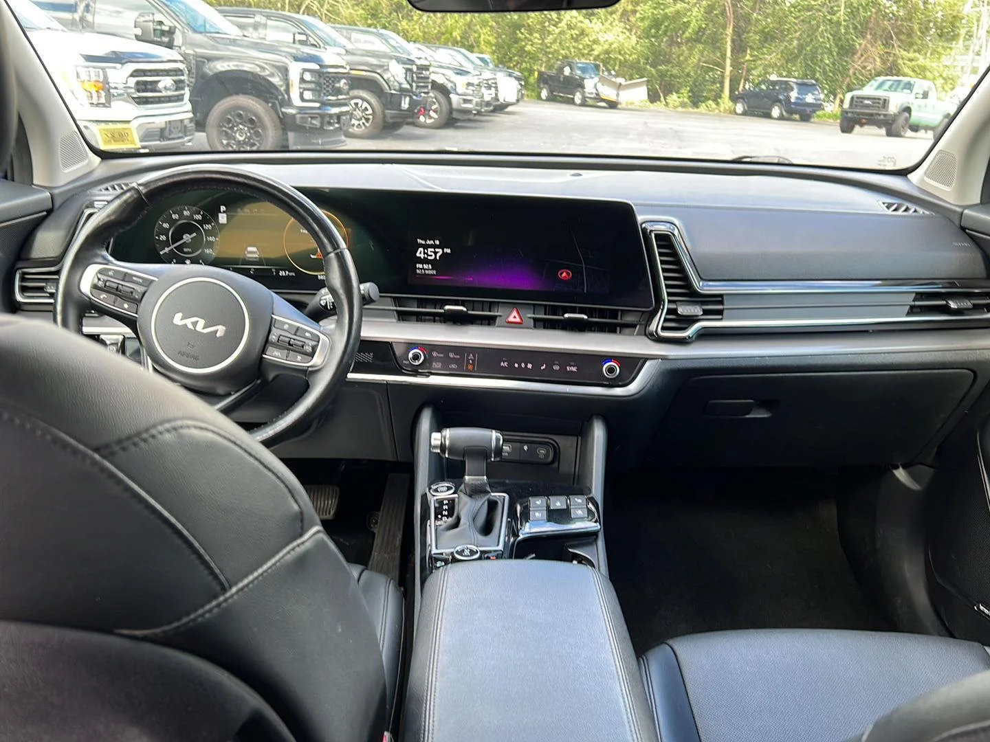 Used 2023 Sapphire Blue Kia SX-Prestige image 2