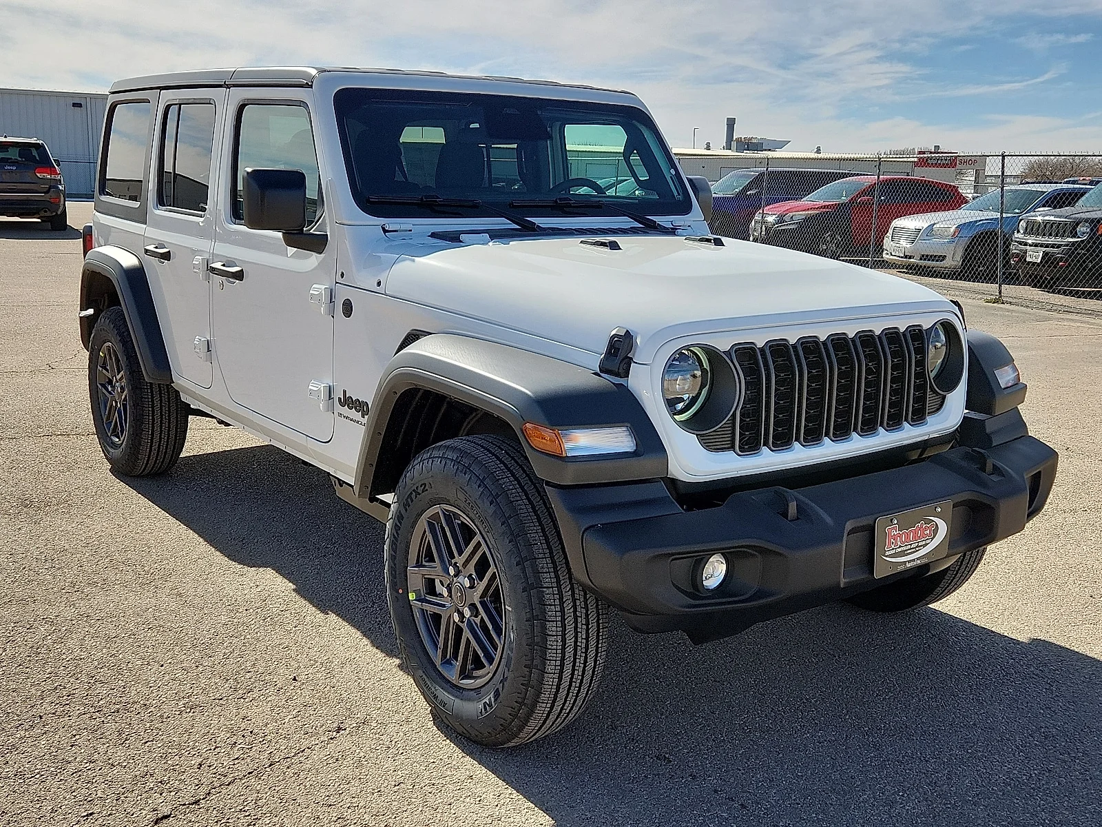 New 2026 Bright White Clear-Coat  Paint Jeep 4-DOOR SPORT S image 6