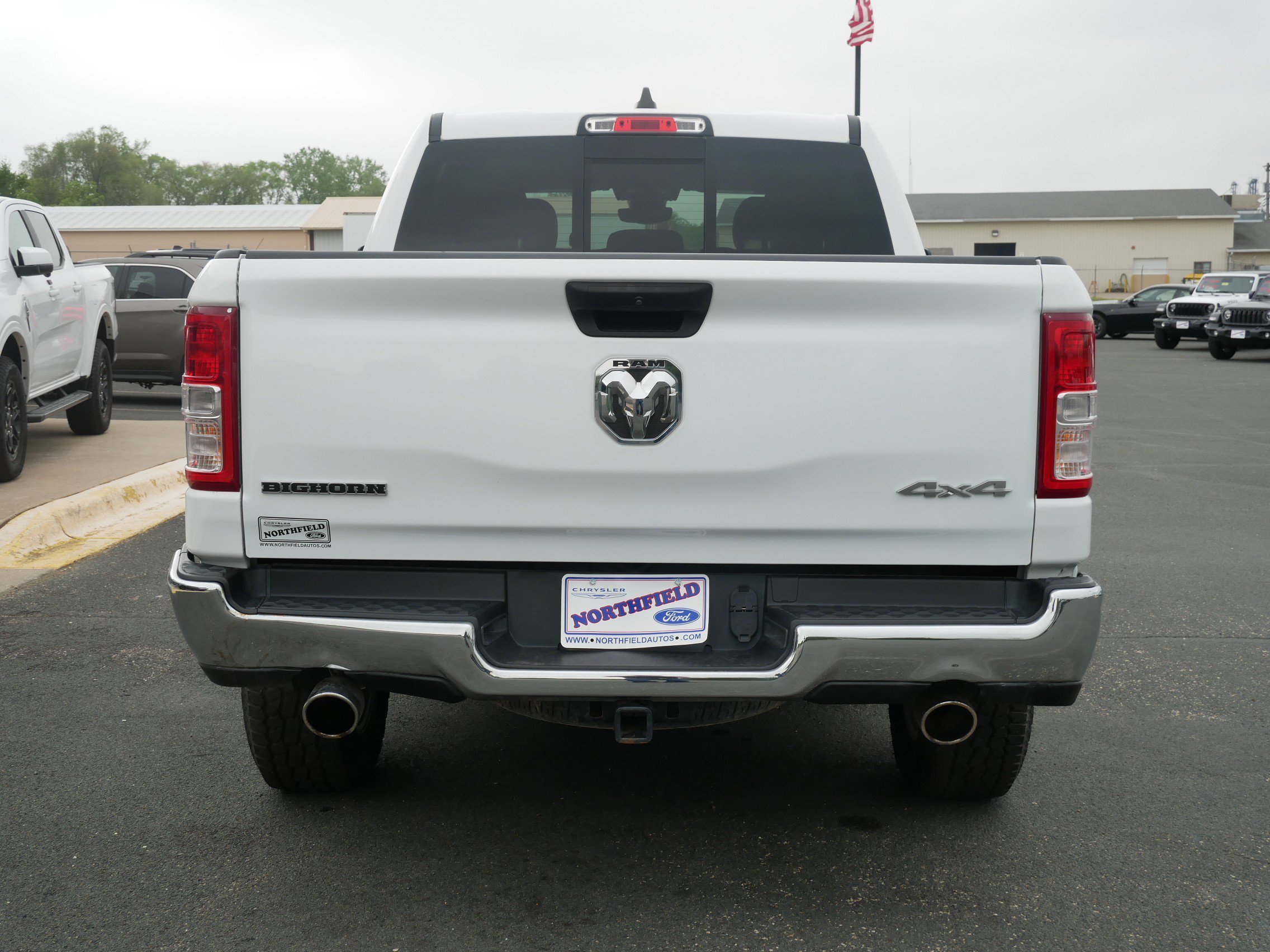 Used 2024 Bright White Clearcoat Ram Big Horn image 7