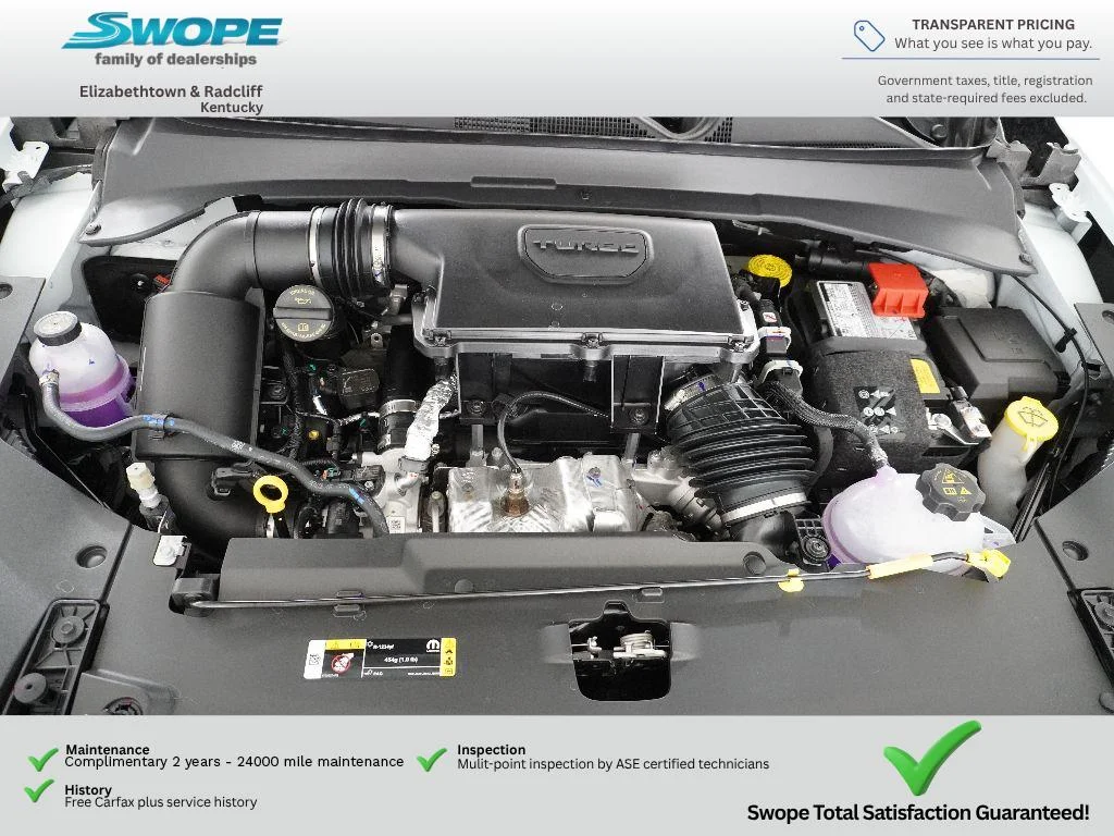New 2026 Bright White Clear-Coat Exterior Paint Jeep Latitude Altitude image 27