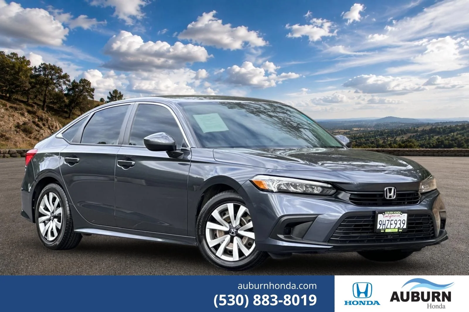 Used 2023 Meteorite Gray Metallic Honda LX image 1