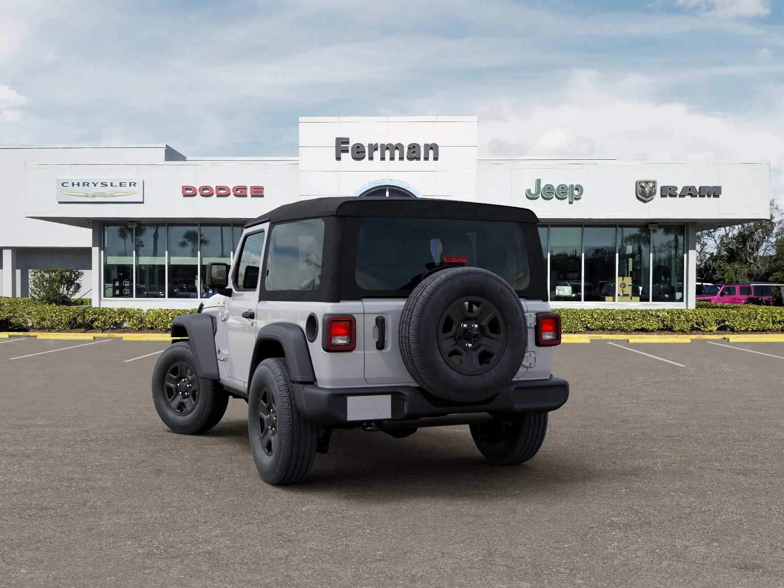 New 2026 Bright White Clear-Coat Exterior Paint Jeep Sport image 37