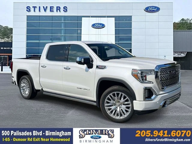 Certified Used 2019 White Frost Tri-Coat GMC Denali image 1
