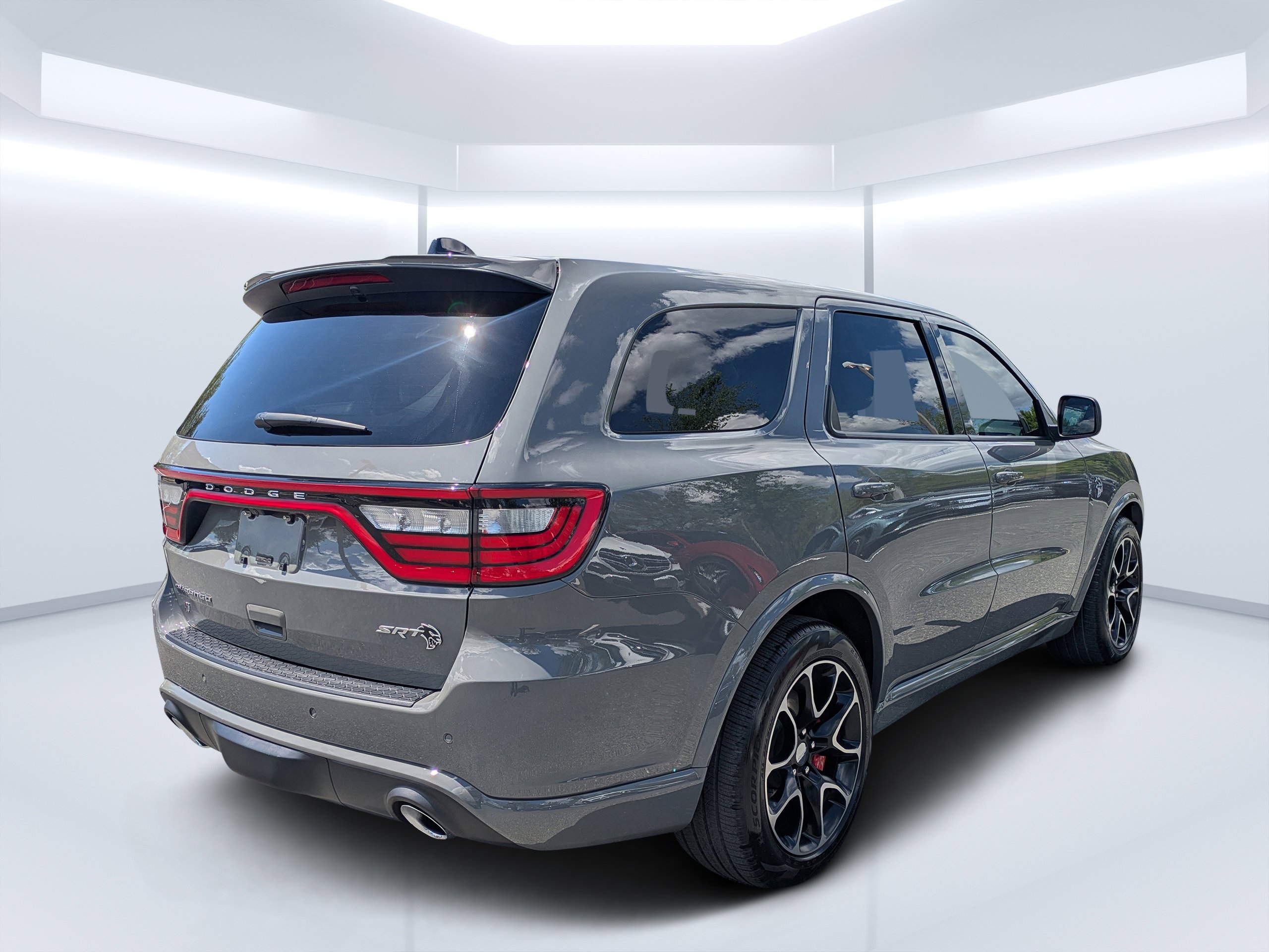 Used 2025 Destroyer Gray Clearcoat Dodge SRT Hellcat image 3