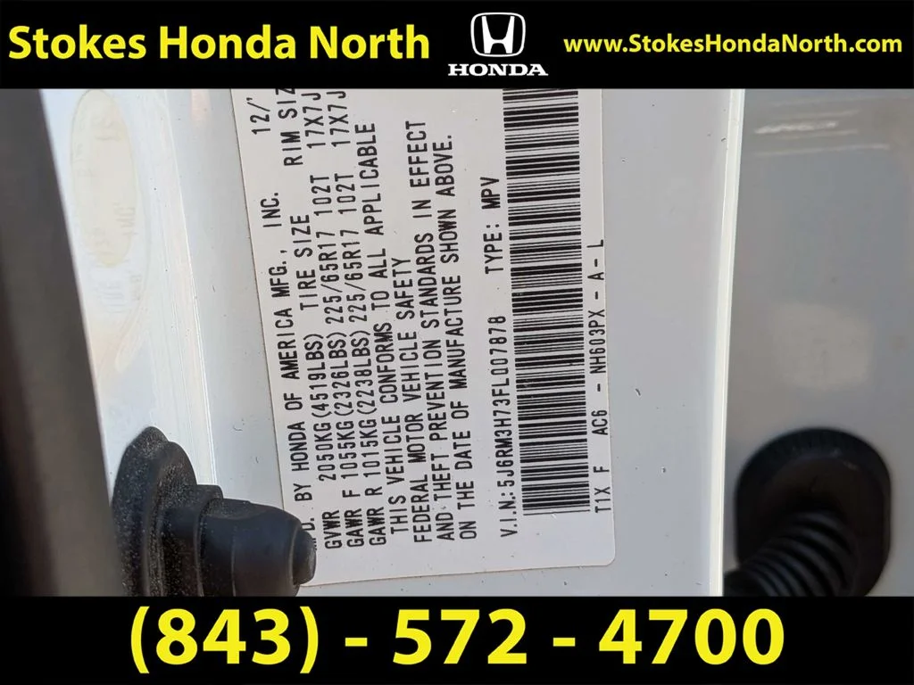 Used 2015 White Honda EX-L image 10