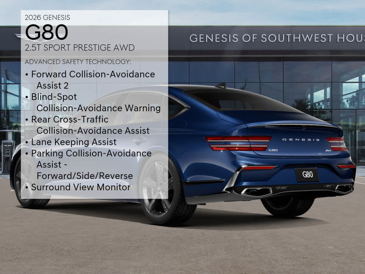 New 2026 Capri Blue Genesis 2.5T Sport Prestige image 7