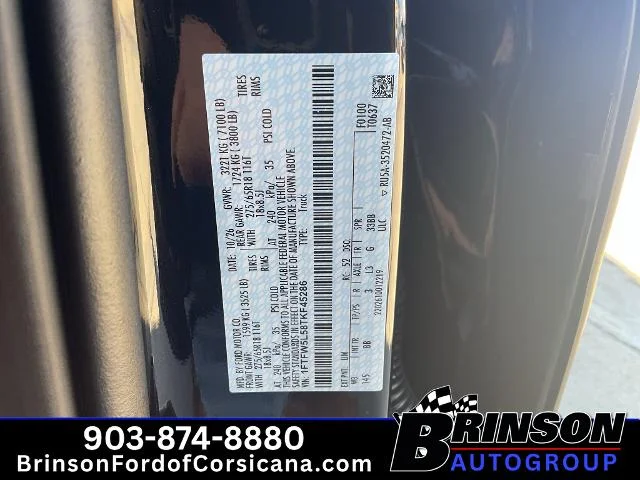 New 2026 Agate Black Metallic Ford Lariat® image 43