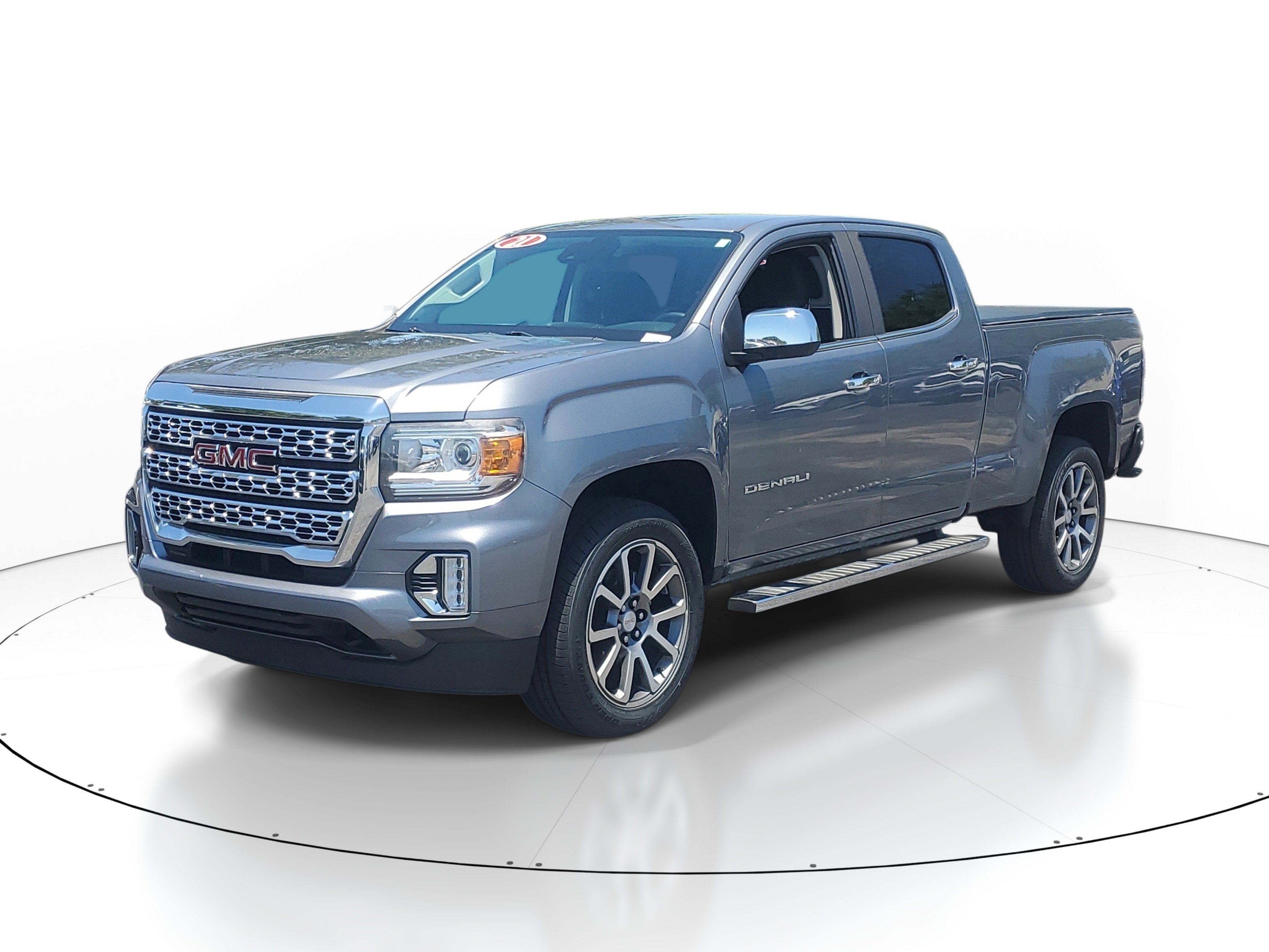 Used 2021 Satin Steel Metallic GMC 4WD Denali image 2