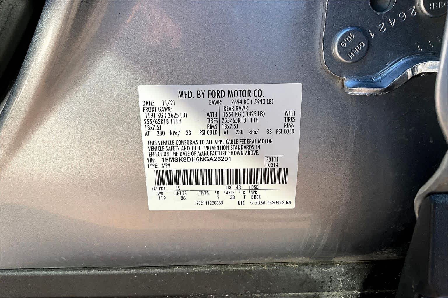 Used 2022 Iconic Silver Ford XLT image 32