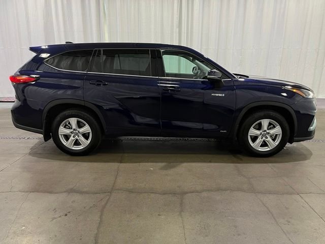 Certified Used 2021 Blue Toyota LE image 2