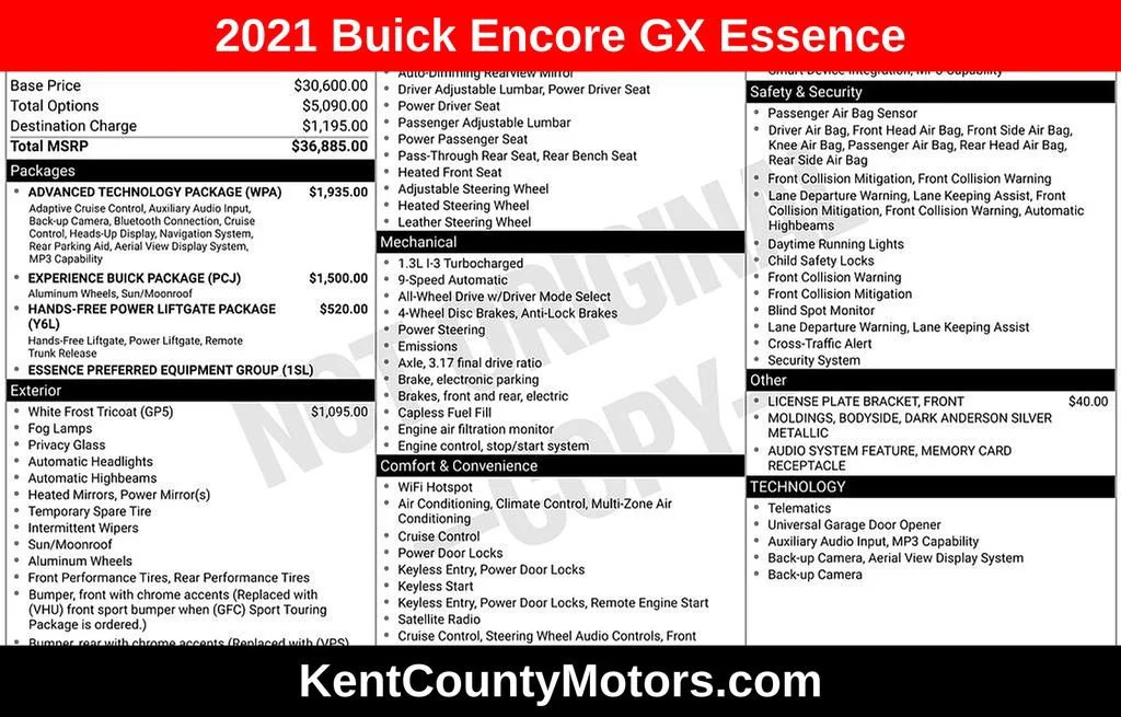 2021 Buick Encore GX Essence AWD's photo