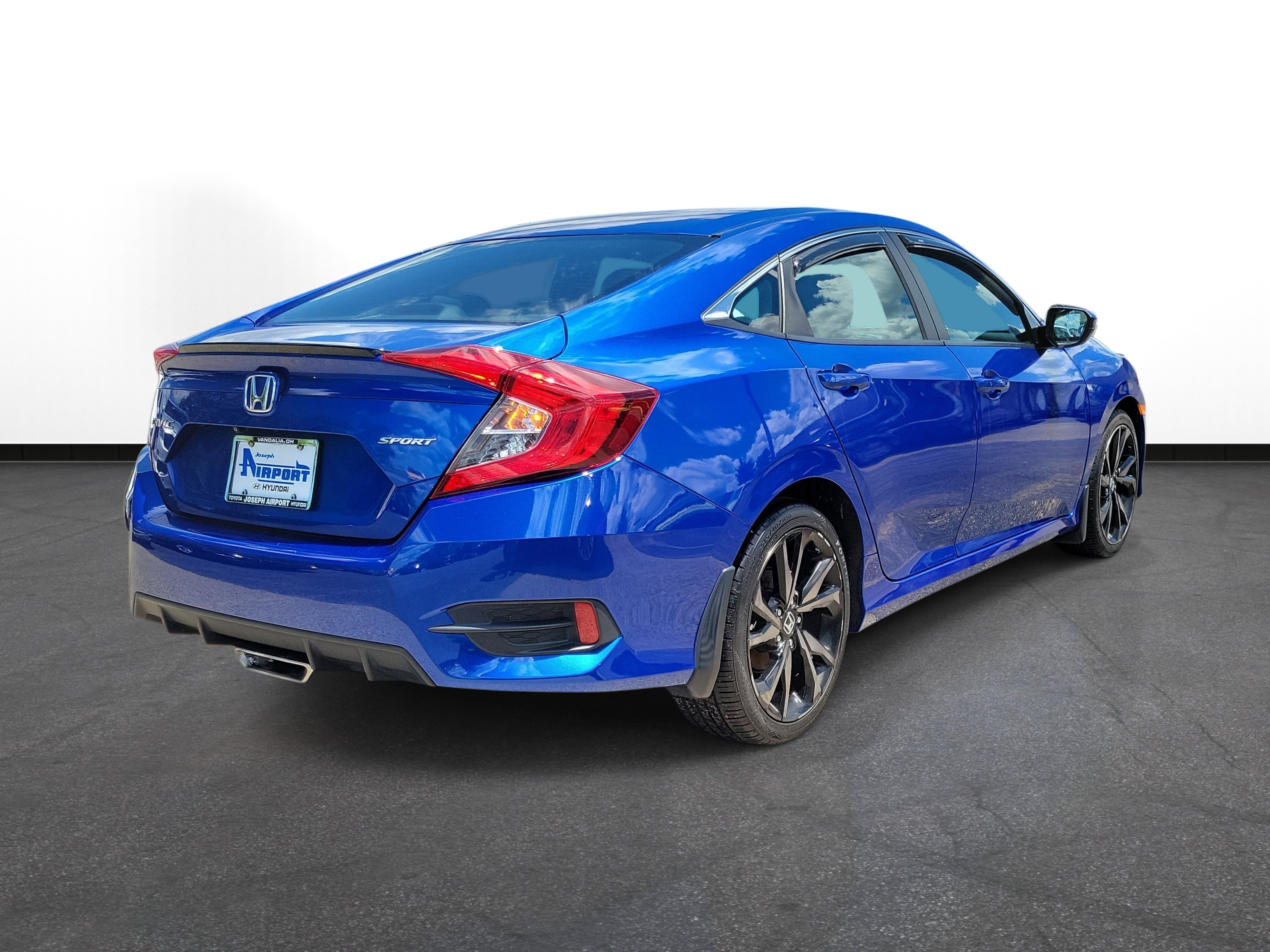 Used 2019 Aegean Blue Metallic Honda Sport image 4