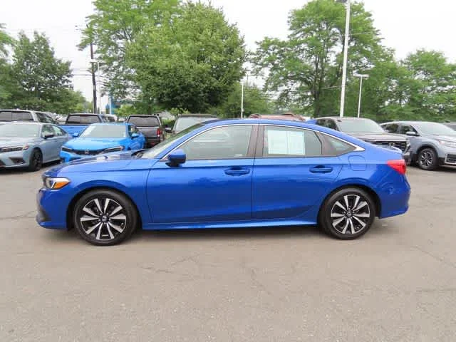Certified Used 2023 Aegean Blue Metallic Honda EX image 3