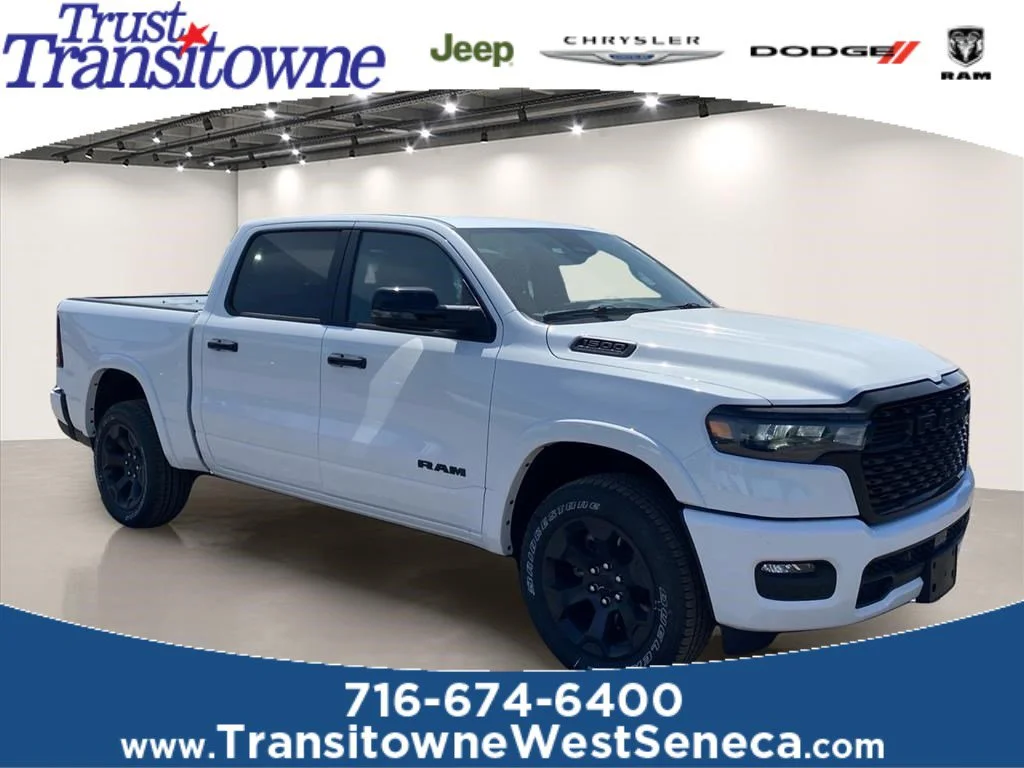 New 2026 Bright White Clear-Coat Exterior Paint RAM Big Horn/Lone Star image 1