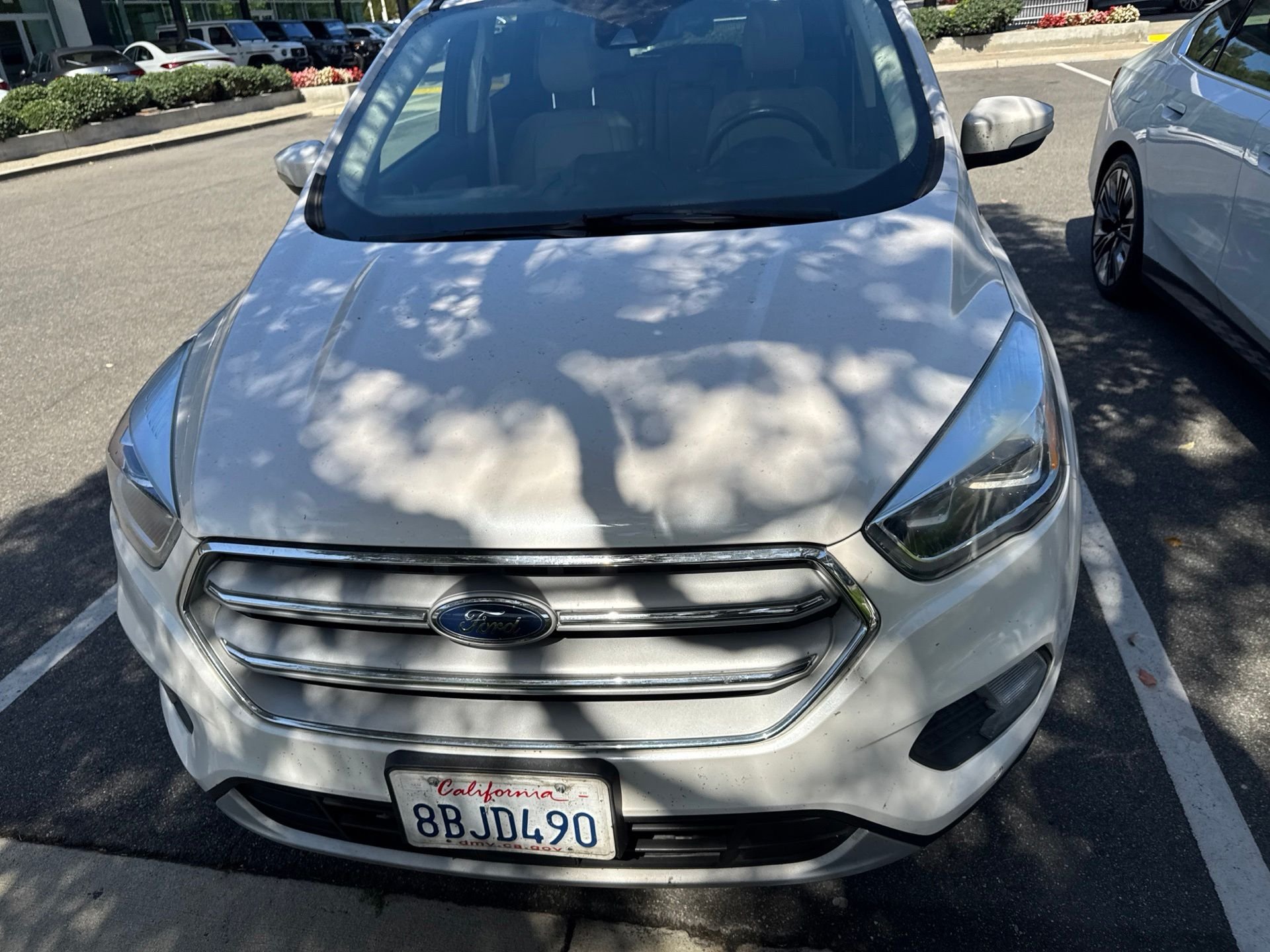Used 2018 White Ford Titanium image 3