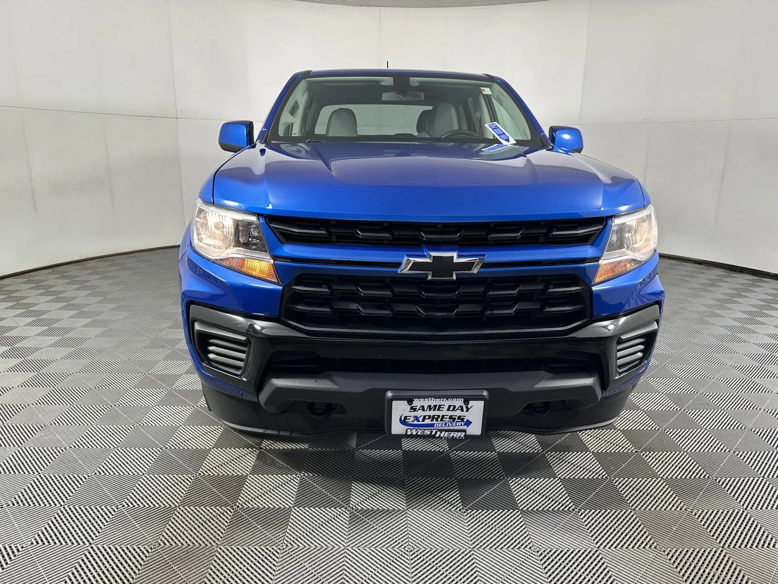 Used 2021 Bright Blue Metallic Chevrolet 4WD Work Truck image 7