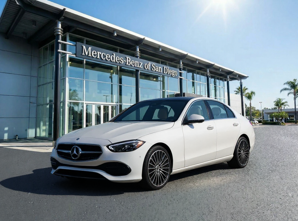 New 2026 Polar White Mercedes-Benz C 300 image 1