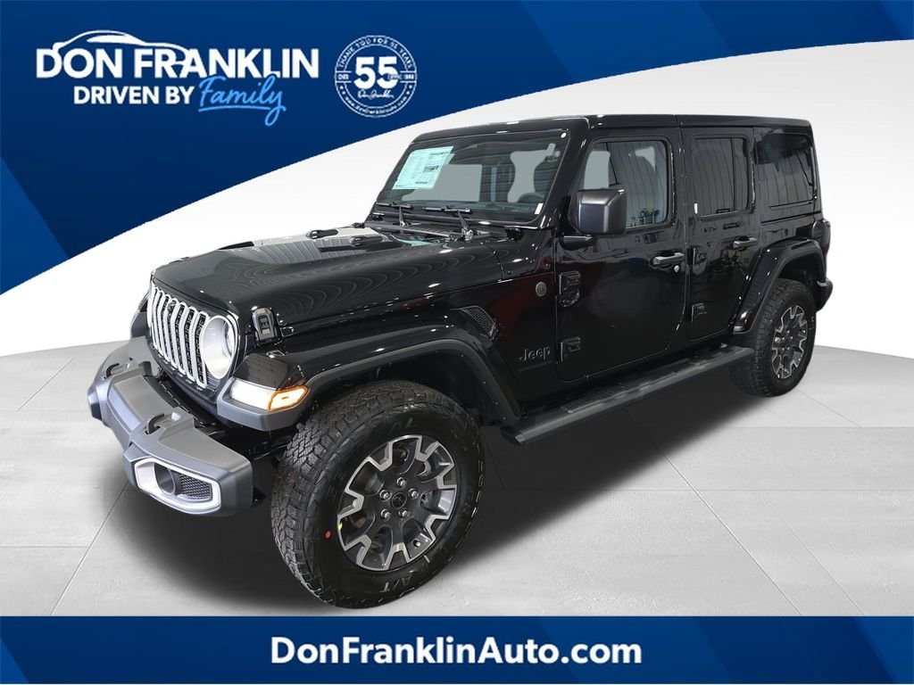New 2026 Black Clear-Coat Exterior Paint Jeep Sahara image 1