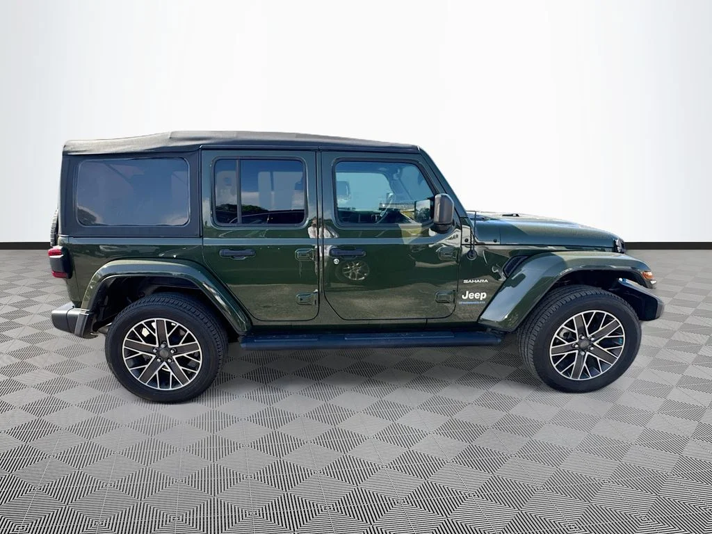 Used 2023 Green Jeep Sahara 4xe image 5