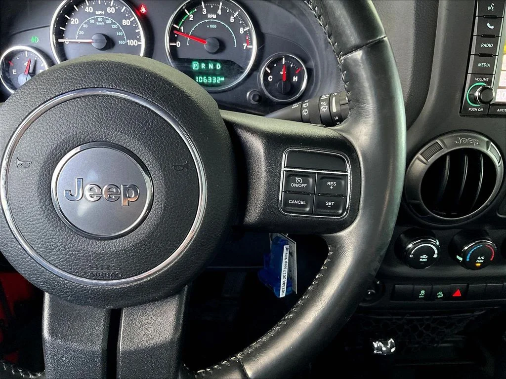 Used 2017 Red Clearcoat Jeep Unlimited Sport image 14