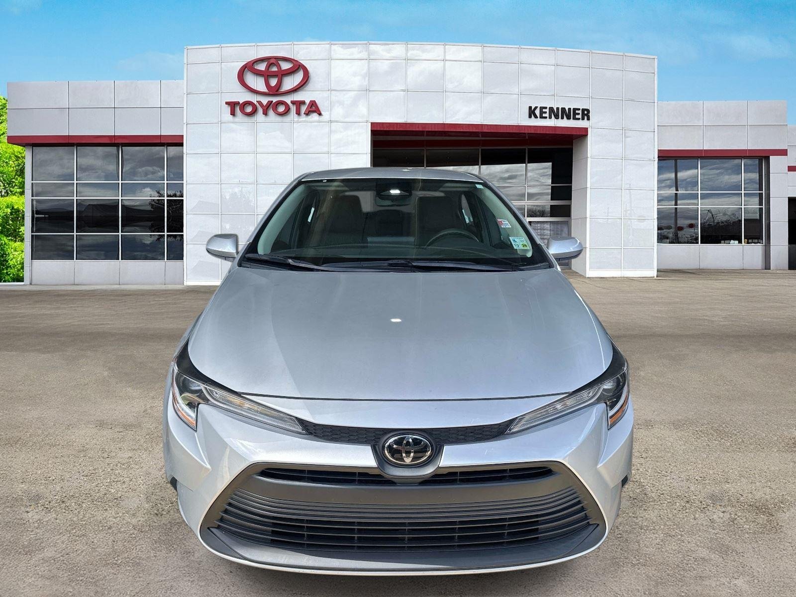 Used 2024 Classic Silver Metallic Toyota LE image 2