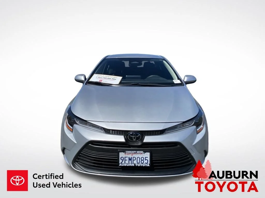 Certified Used 2023 Silver Toyota LE image 3