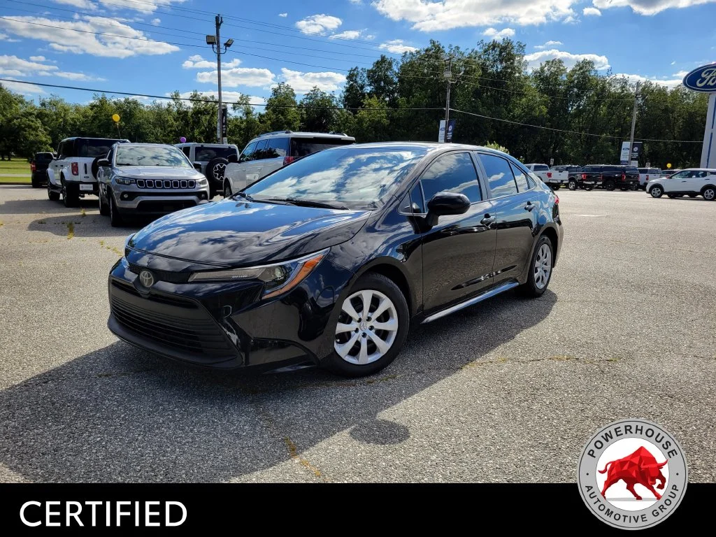 Used 2024 Black Toyota LE image 2
