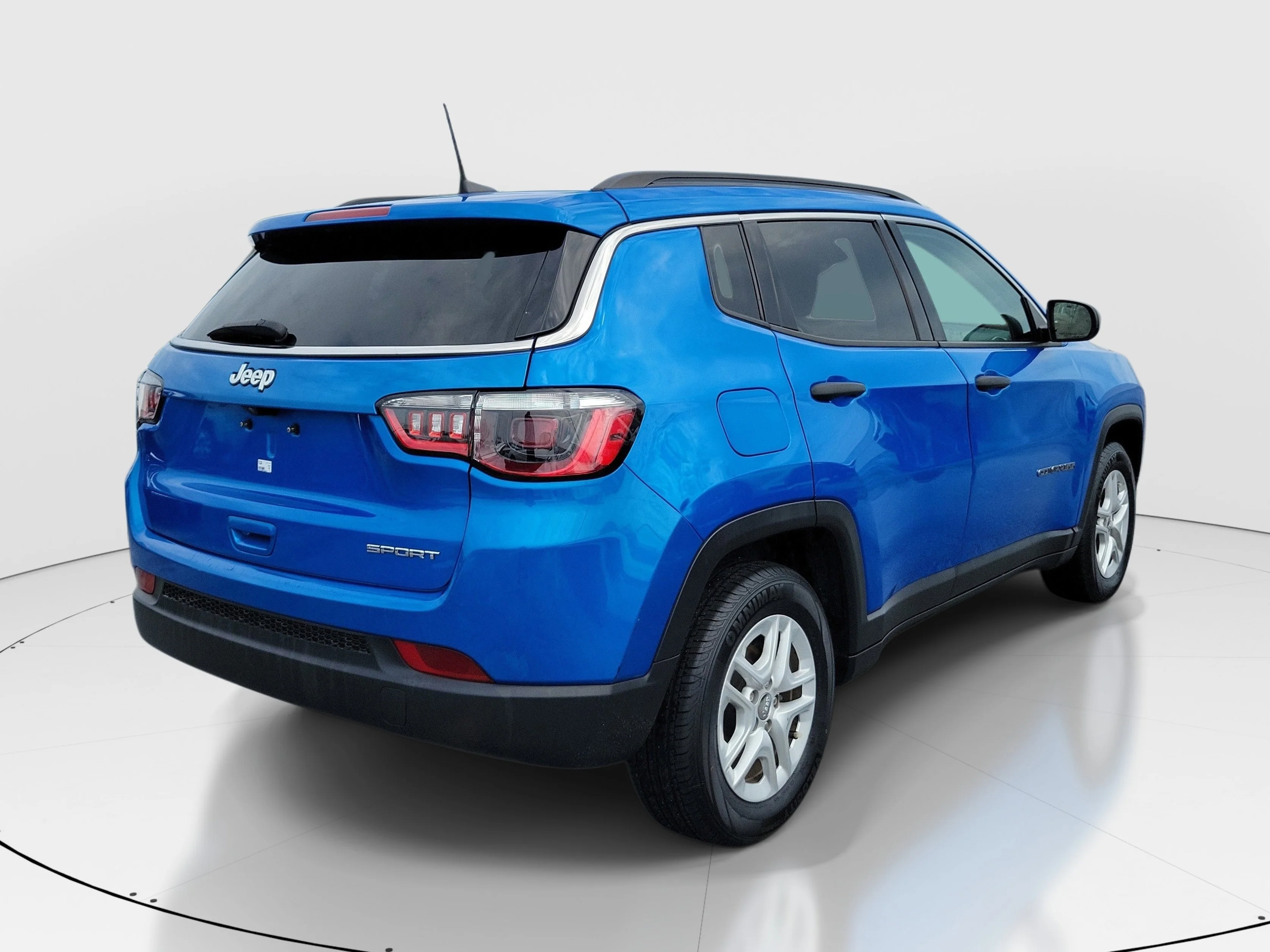Used 2021 Laser Blue Pearlcoat Jeep Sport image 6