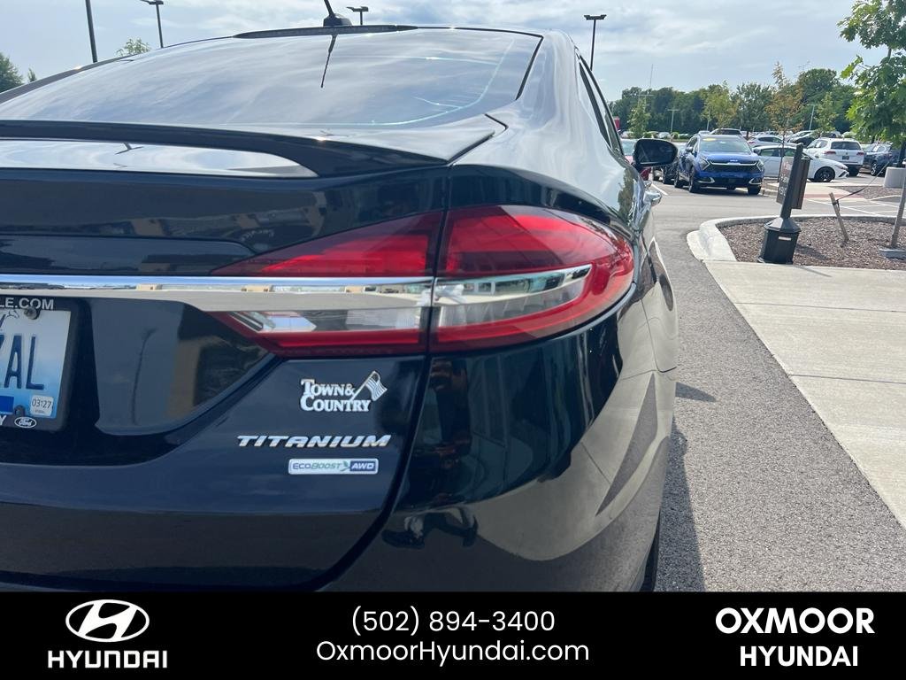 Used 2018 Shadow Black Ford Titanium image 18