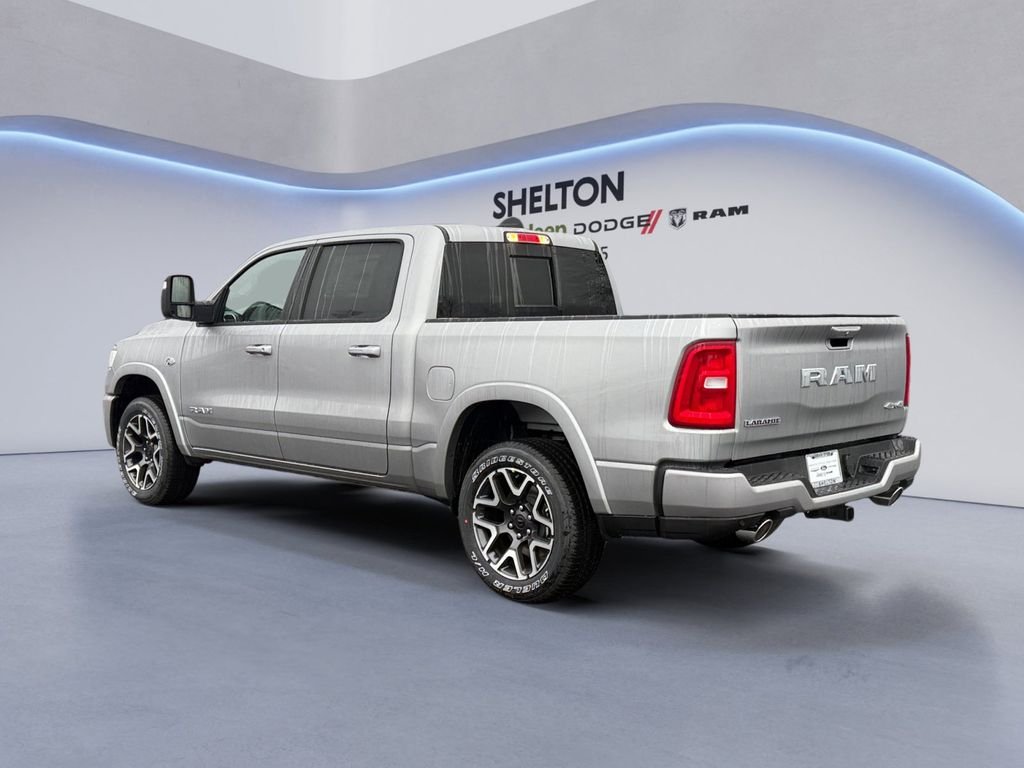 New 2026 Billet Silver Metallic Clear-Coat Exterior Paint RAM Laramie image 3