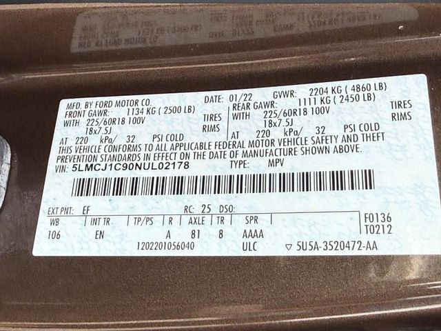 Used 2022 Brown Lincoln Standard image 26