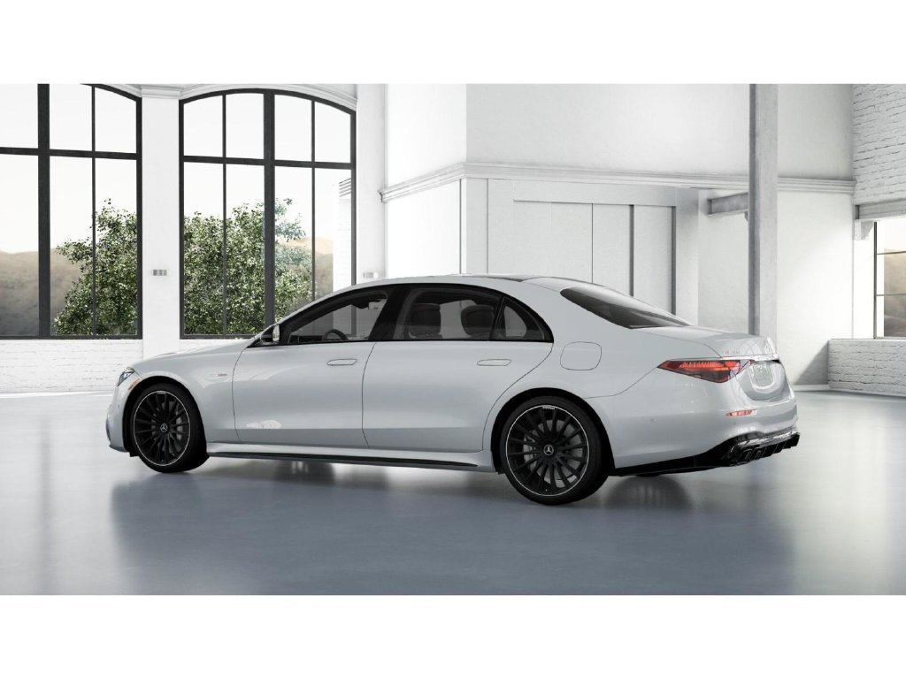 New 2026 MANUFAKTUR Moonlight White Metallic Mercedes-AMG AMG® S 63 E 4MATIC Sedan image 71