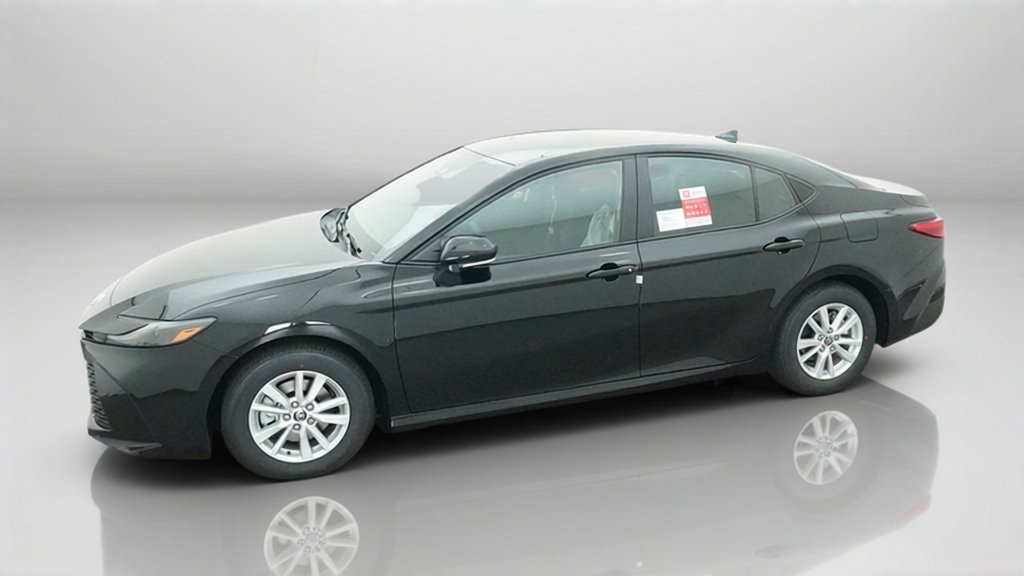 New 2026 Midnight Black Metallic Toyota LE image 3