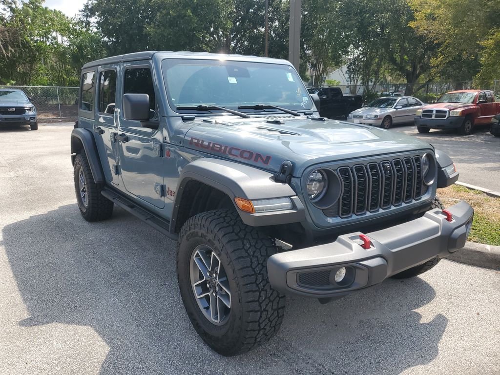 Used 2024 Gray Jeep Rubicon image 1